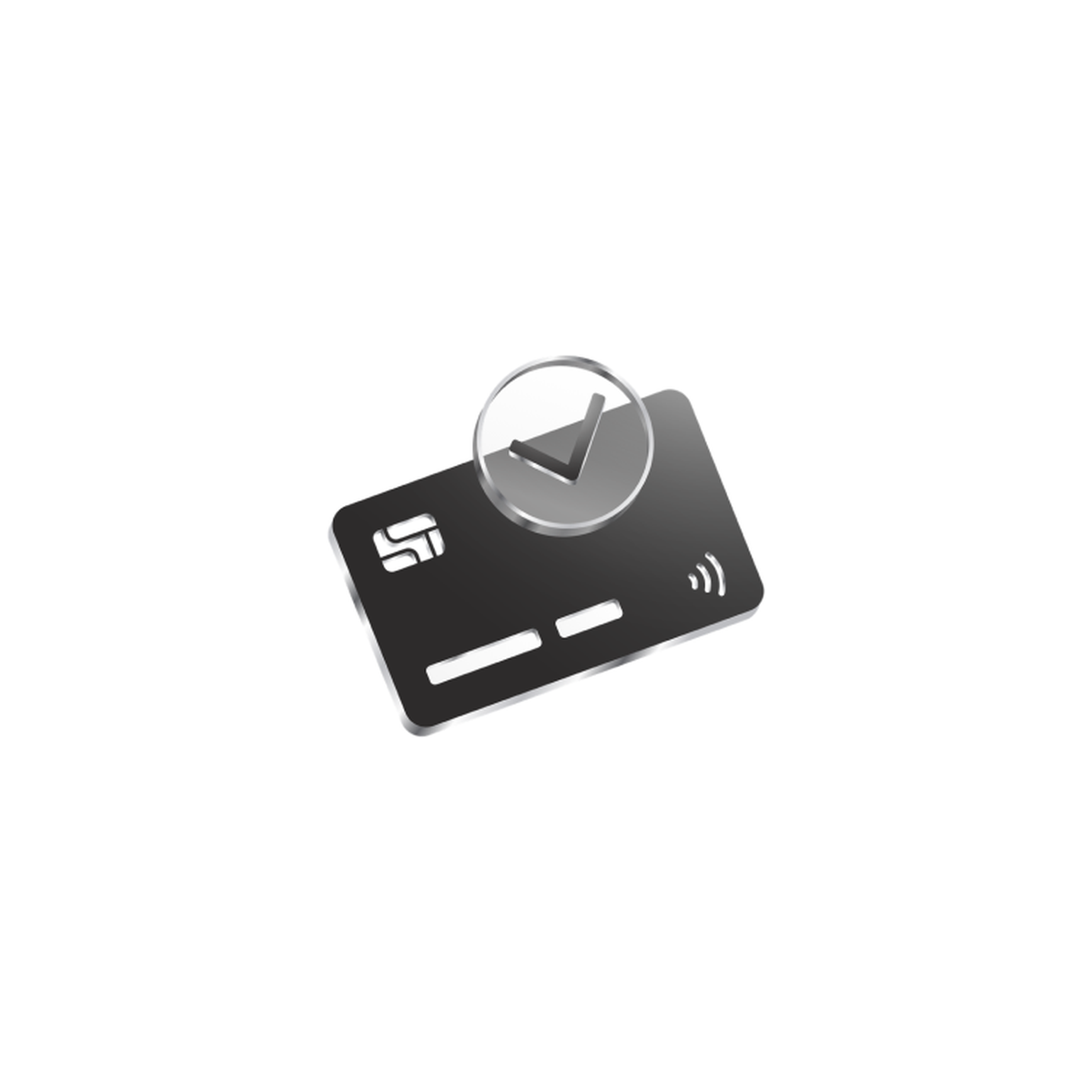 Elibrium virtual Visa card render used for payments made by AI agents